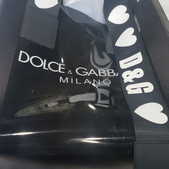 FINAL SALE Dolce & Gabbana clear black PVC bag - Picture 2 of 10